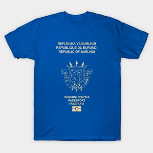 Burundi passport T-Shirt